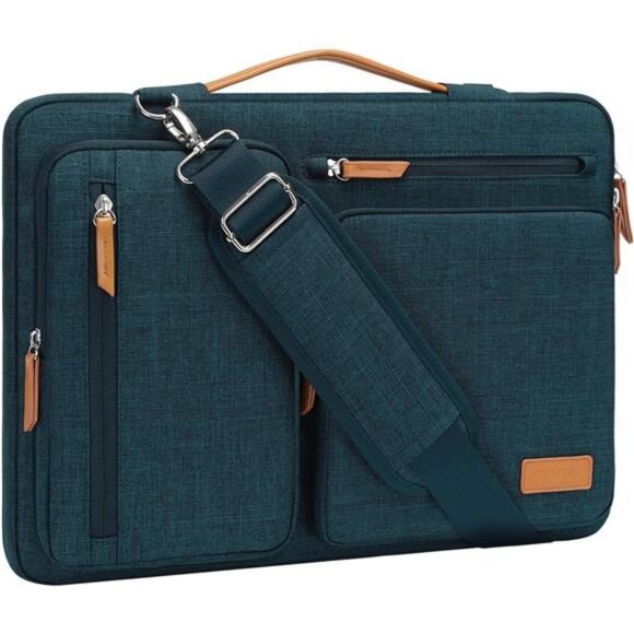 360 Protective Laptop Shoulder Bag,15-15.6 inch Computer Bag - Picture 1 of 7
